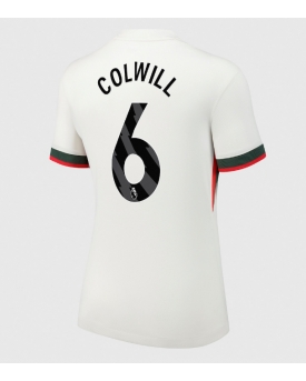 Billige Fotballdrakt Chelsea Levi Colwill #6 Replika Bortedrakt Dame 2025-26 Kortermet Billige Fotballdrakt Chelsea Levi Colwill #6 Replika Bortedrakt Dame 2025-26 Kortermet